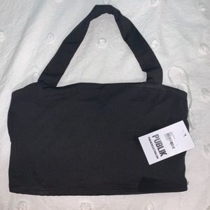 Black halter/crop top!